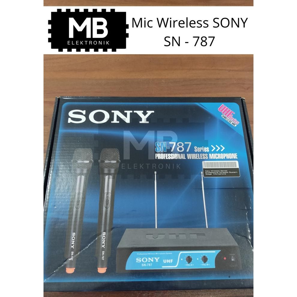 Mic Wireless SONY SN - 787 - Mic Wireless Double