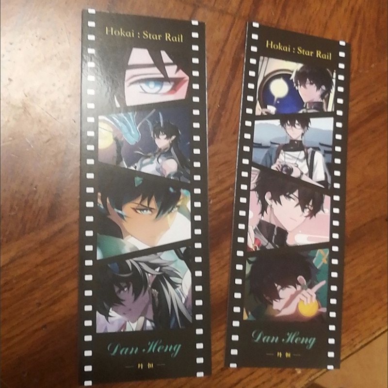 

4Pcs/Set Game Cartoon Anime Honkai: Star Rail Card Dan Heng·Imbibitor Lunae Cosplay Rounded Corners LOMO Card Postcard