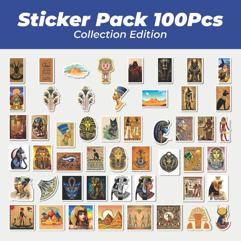 

Hot Stiker Ancient Egypt [Stiker Mesir Kuno] Lucu Anti Air Stikers Berperekat Waterproof Sticker Decal Buat Motor Helm Buku Journal Koper Casing HP Laptop Botol Minum