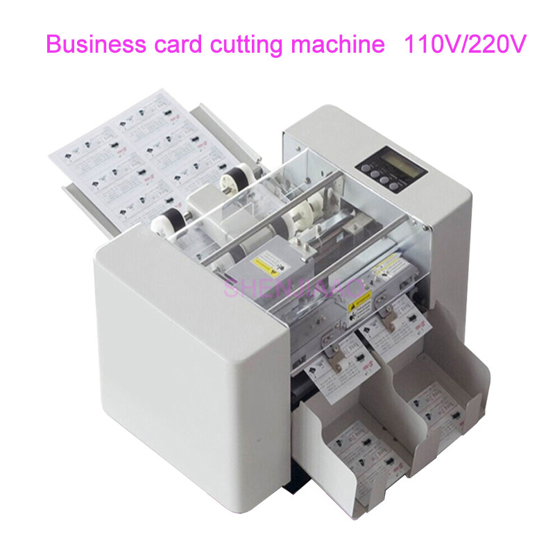 

A4 Size Automatic Business Card cutting machine paper card Cutter Electric Paper Slitting Machine,Paper Trimmer 110V/220V 80W
