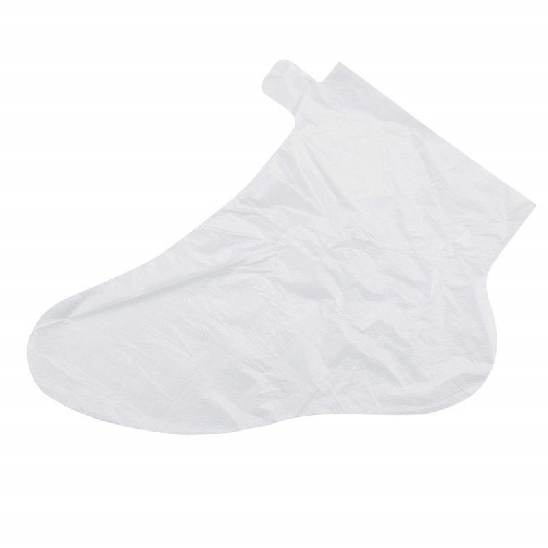 Penutup Masker Kaki 100pcs Tas Perendaman Kaki Cover Foot Disposable Spa Wax Cover Bag Sock Foot