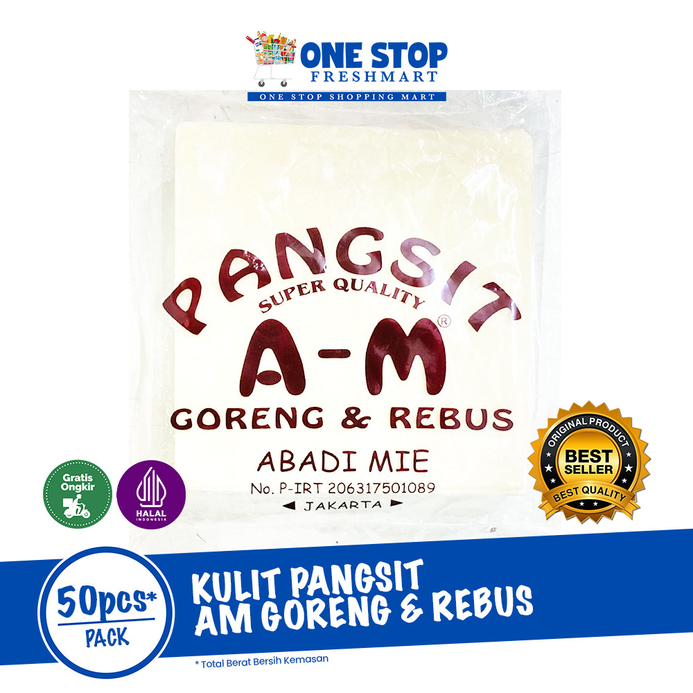

KULIT PANGSIT AM GORENG & REBUS 50 INSTANT/SAMEDAY ONLY