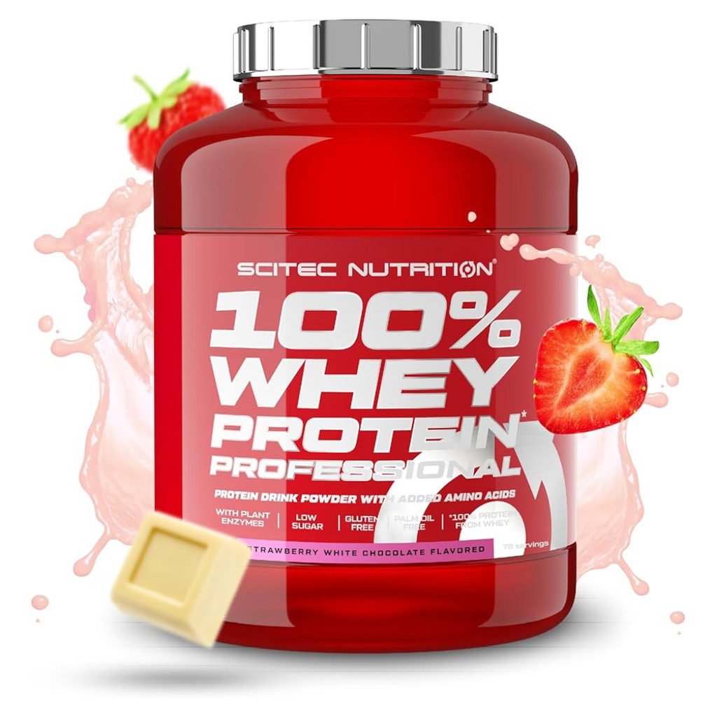 

Scitec Nutrition 100% Whey Protein Professional - Strawberry White chocolate