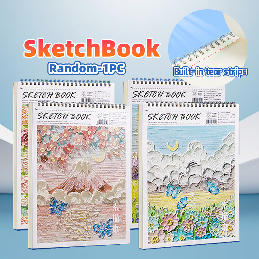 

Buku Sketsa Aesthetic A4 Buku Vertikal Deli Finenolo Sketch Book 40 Lembar/80 Halamn