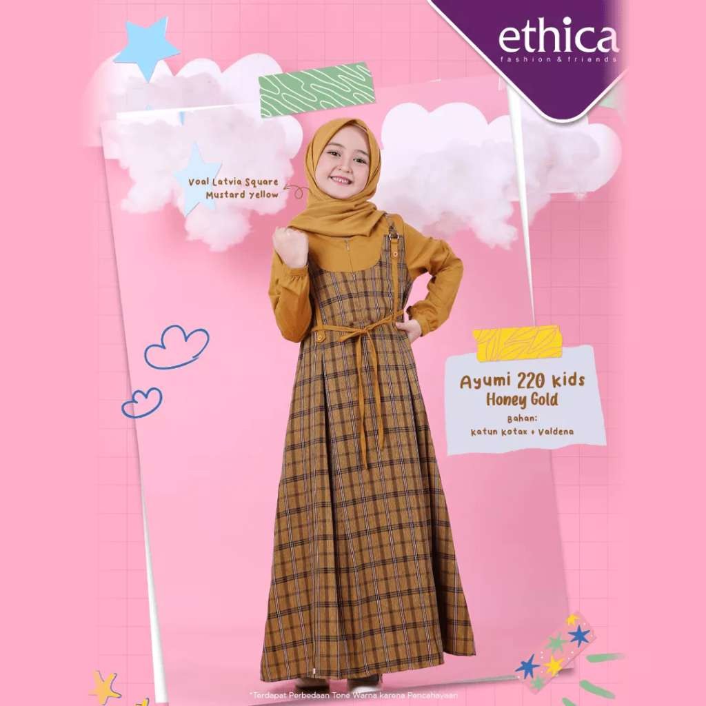 ETHICA GAMIS ANAK AYUMI KIDS 220 HONEY GOLD