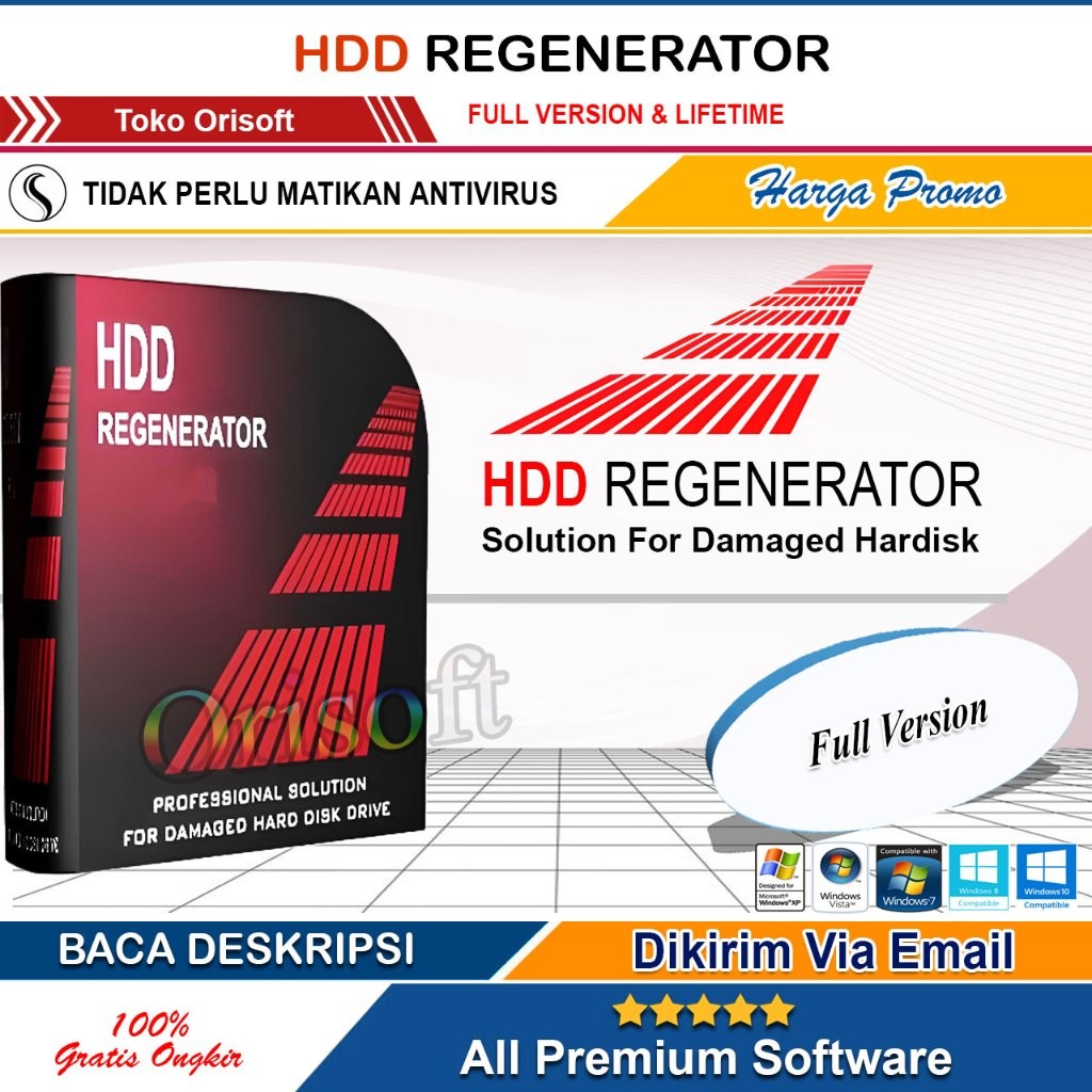 HDD Regenerator Pro Terbaru 2024 Full Version Lifetime