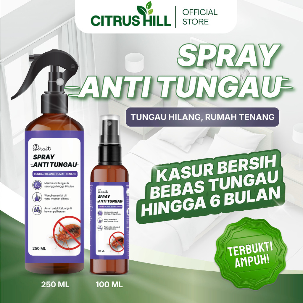 Spray Harum Anti Tungau Pembasmi Tungau Kasur dan Kutu Obat Tungau Racun Tungau Kasur Ampuh - Olrait