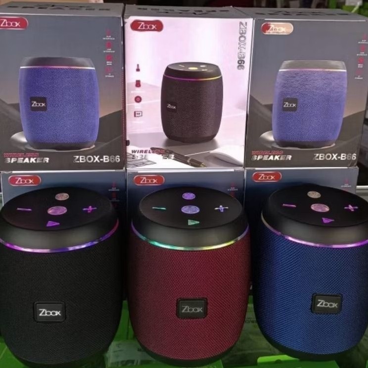 Speaker bluetooth original zbox B66 suaranya jernih bersih dan Super bass