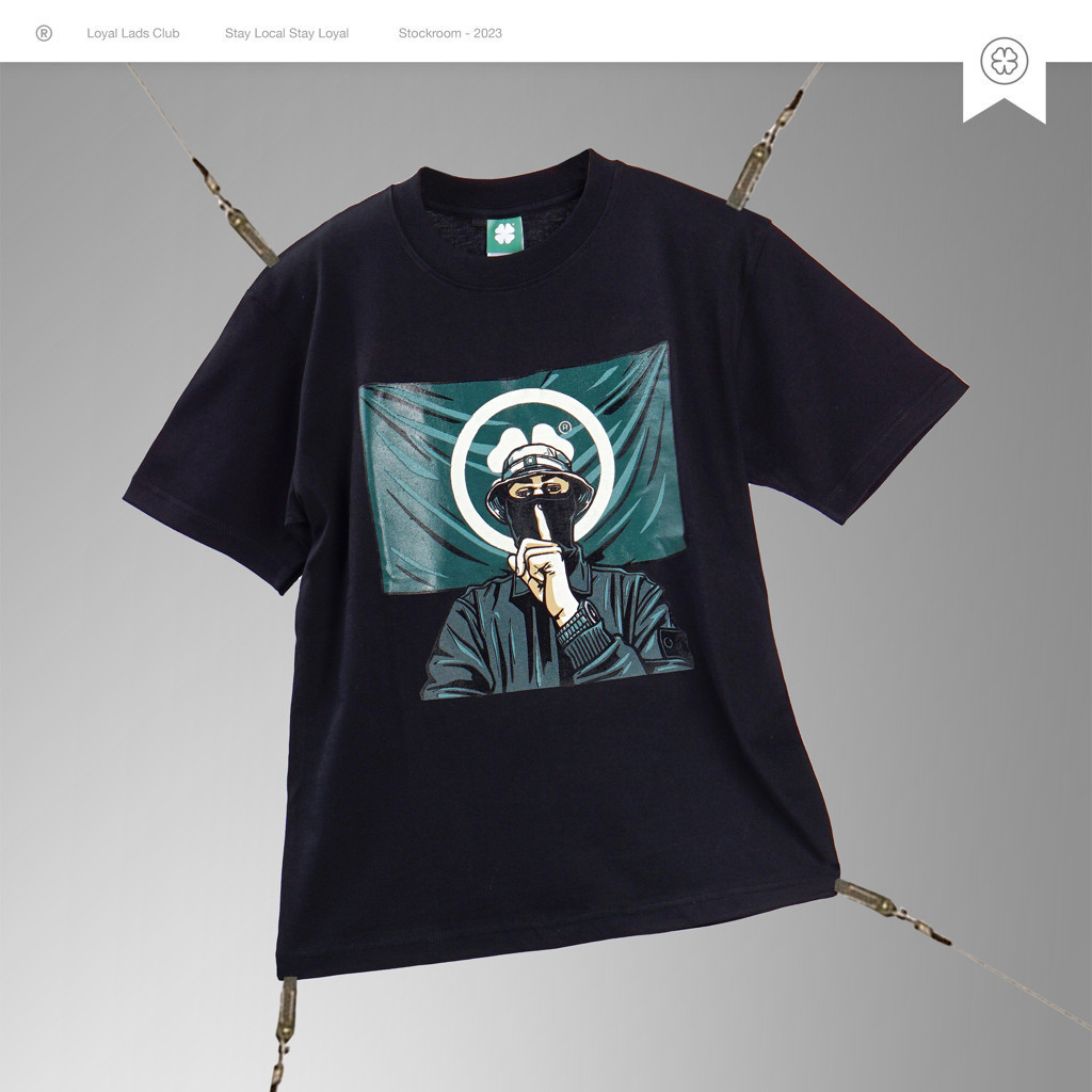 [BS] 【HOT】 LOYAL LADS CLUB | Tshirt - Shut Up | Black | Kaos Loyal Lads Club | Cotton Combed 24s