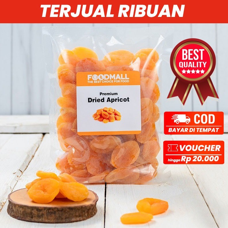 

Aprikot Kering 250 gram / Dried Apricot