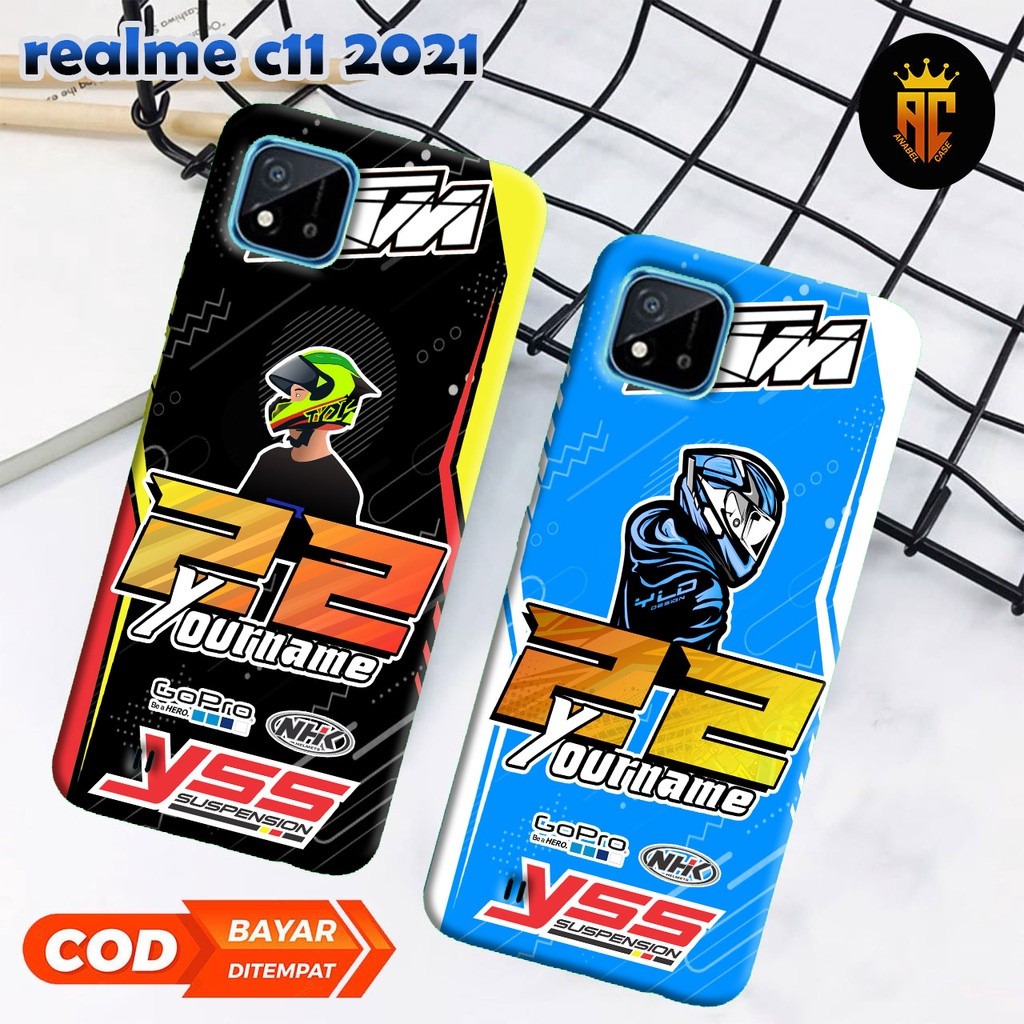 HARDCASE REALME C11 2021/C20/NARZO 50I/C30/C30S/NARZO 50I PRIME MOTIF RACING [FREE NAMA] ANABELCASE 