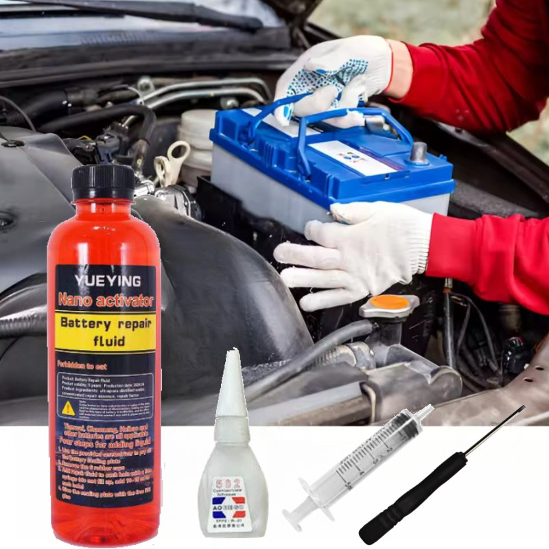 Berikan Alat Perbaikan Baterai 500ml Air Aki Cairan Aki Kering Cairan Aki Motor