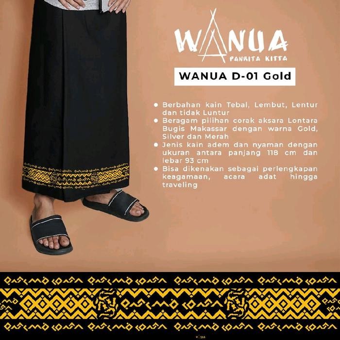 Girya.Syo - Sarung Bugis Lontara Bugis Makassar - Random Gold