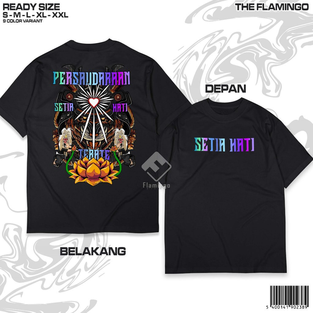KAOS PSHT SH TERATE REFLEKTIF - Baju SH Terate 1922 Setia Hati Terate Bujang Ganong - Tshirt Pencak 