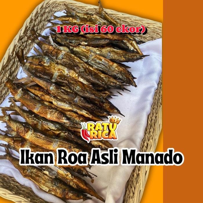 

IKAN ROA ASAP 1 kg isi 60 pcs Asli Manado bisa COD seluruh Indonesia [Ikan roa asap ]