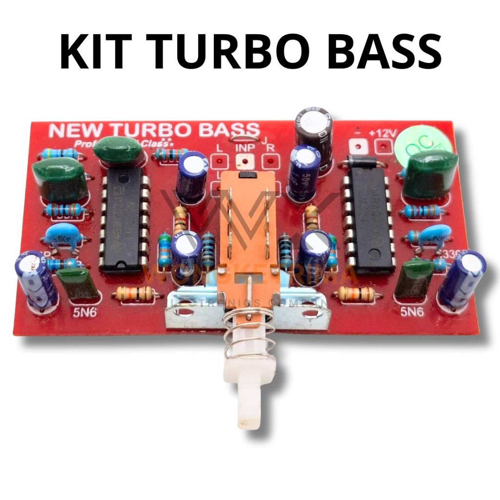 KIT New Turbo Bass Stereo – Penambah Bass Audio | DC 12V | Untuk Ampli Rakitan & Modif Audio Mobil