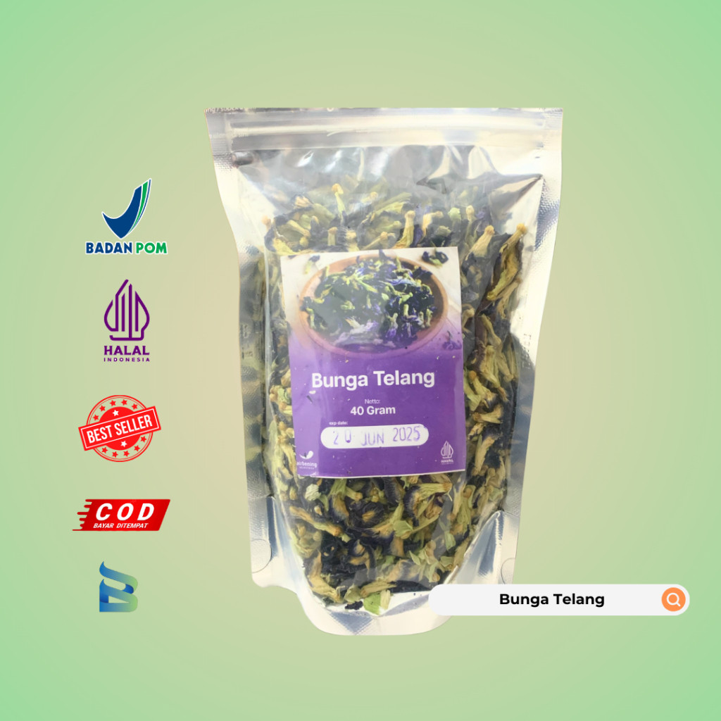 

BSS STORE - Teh Biru Kering 40 gram