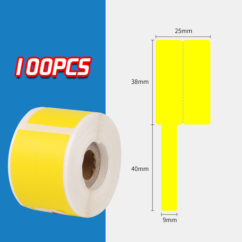 FX 100 Pcs Stiker Label Kabel Penanda / Kabel Stiker Label Penanda / Stiker Kabel Anti Air