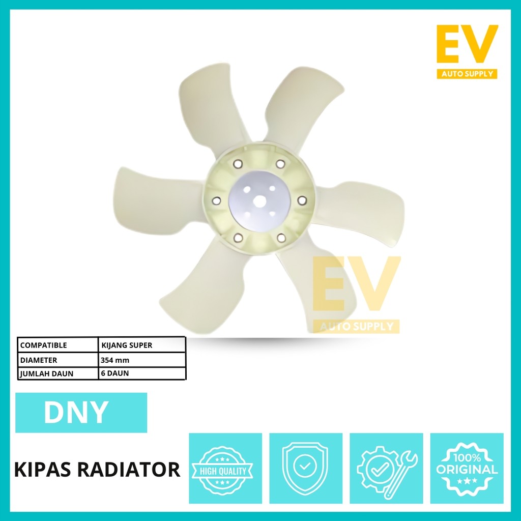 FAN BLADE / KIPAS RADIATOR MOBIL TOYOTA KIJANG SUPER (5K AC) 1986 - 1996