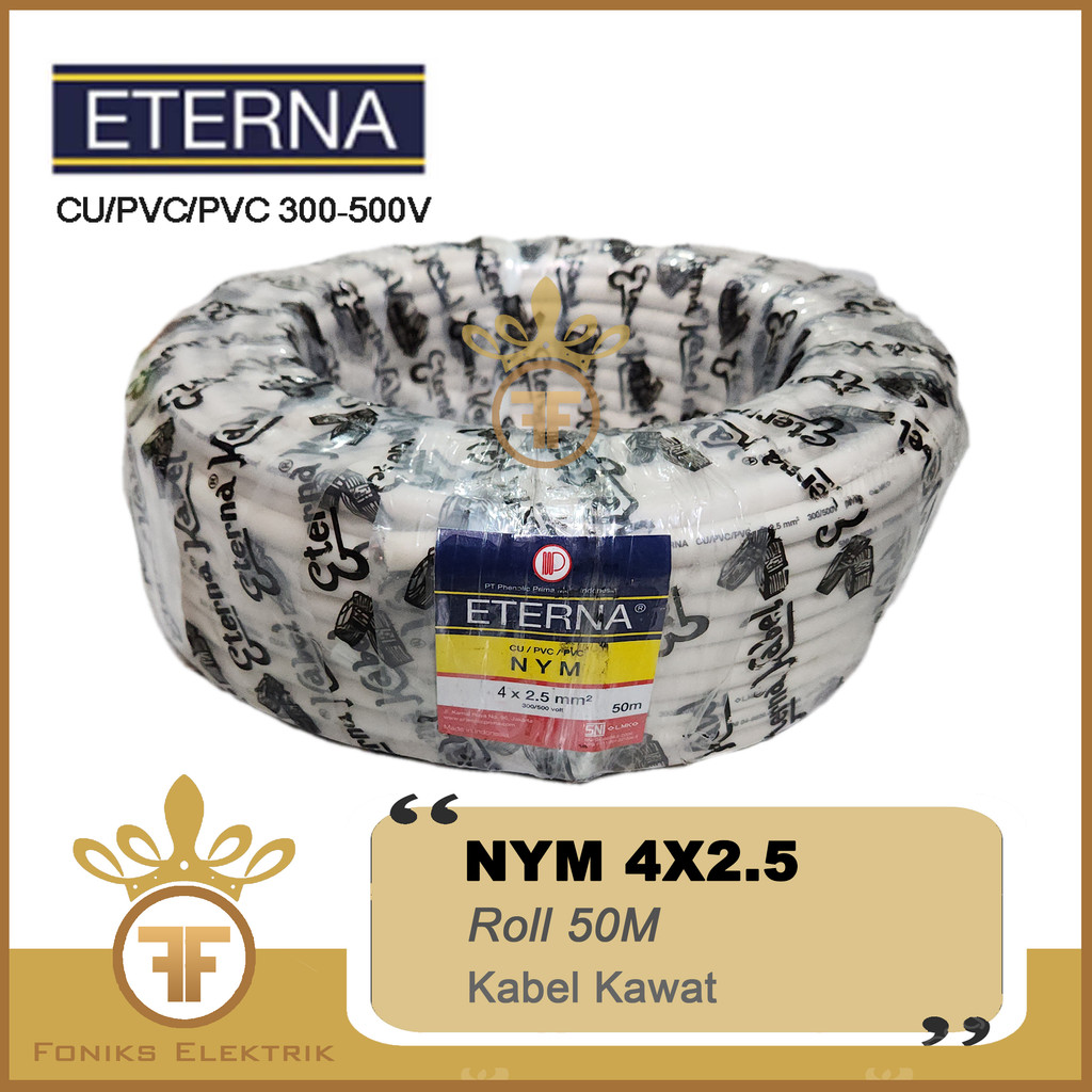 KABEL ETERNA NYM 4X2.5 4X2,5 50M