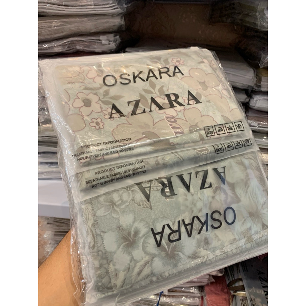 Grosir Hijab Segi Empat Azara Motif Pouch - 10 pcs