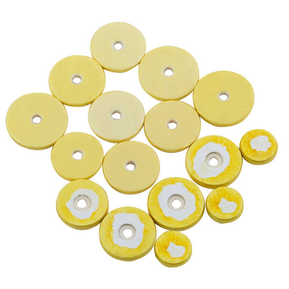 16 In 1 Replacement Elastic Wood Flute Instrument Pads Light Yellow Flute Pad Flute Repair Part Wood