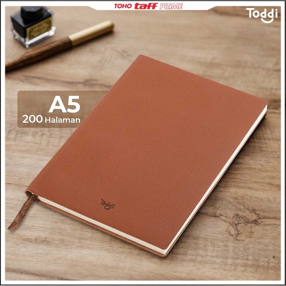 

Toddi Buku Jurnal Leather Notebook Diary 68GSM 200 Halaman Grid - TD101