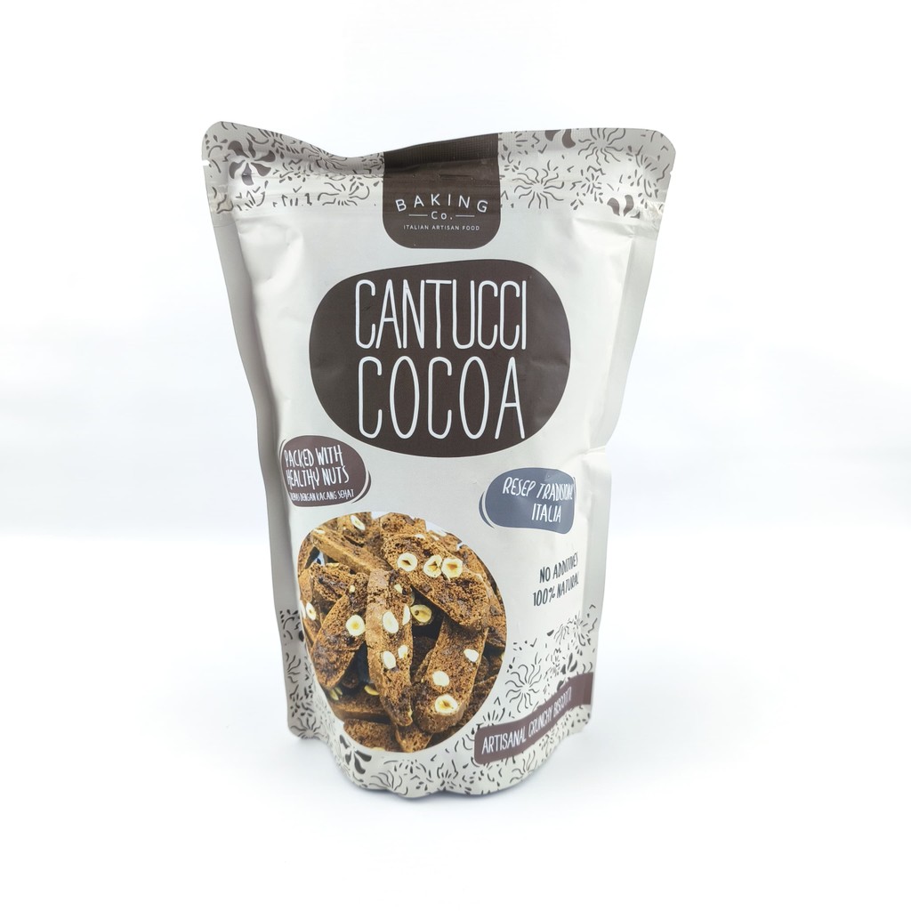 

Baking Co Cantucci Cocoa 200Gr Artisanal Crunchy Biscotti