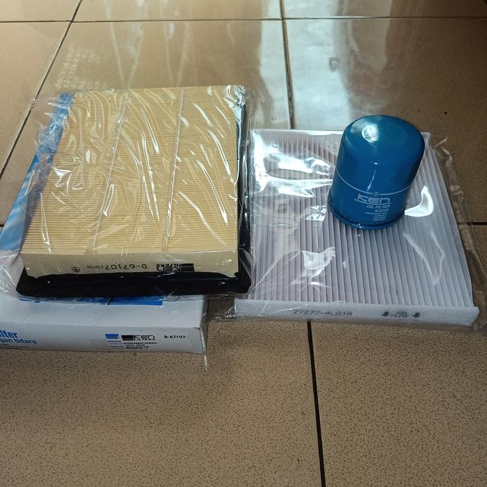 Paket Filter Oli - Filter Udara - Filter AC Datsun Go - Go Panca