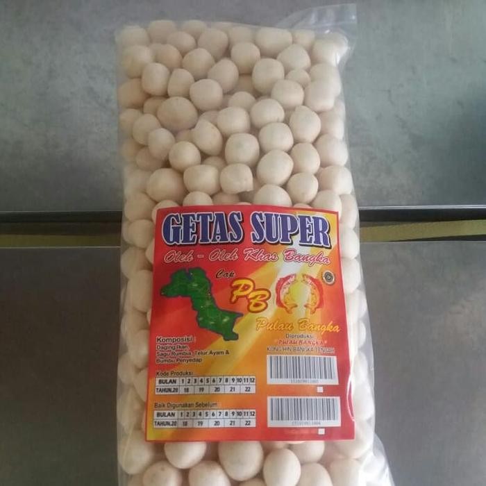 

kerupuk getas super PB tenggiri asli bangka belitung palembang 250g