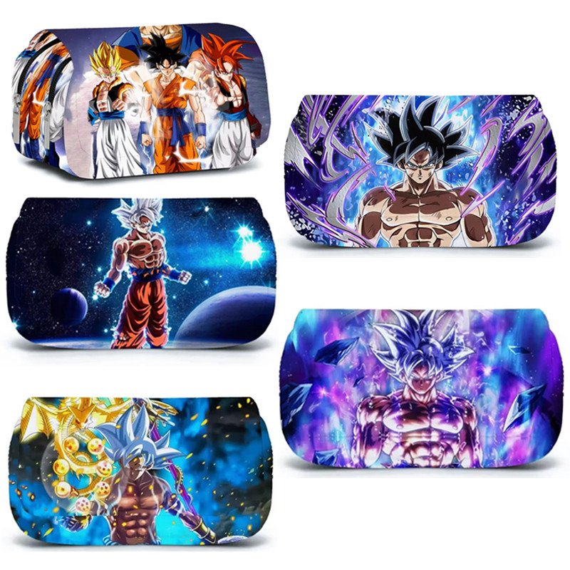 

Dragon Ball Z Son Goku Large Capacity Pencil Case Student Stationery Box School Supplies Children's Toy Birthday Gift