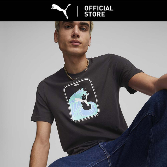 PUMA Kaos Pria GRAFIS Wave