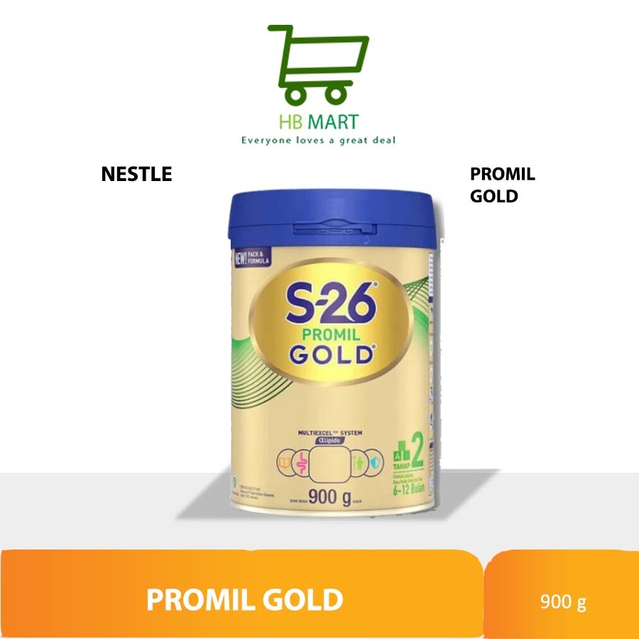 

S26 PROMIL GOLD 2 900 GR - Vanila Susu Formula Usia 6-12 Bulan