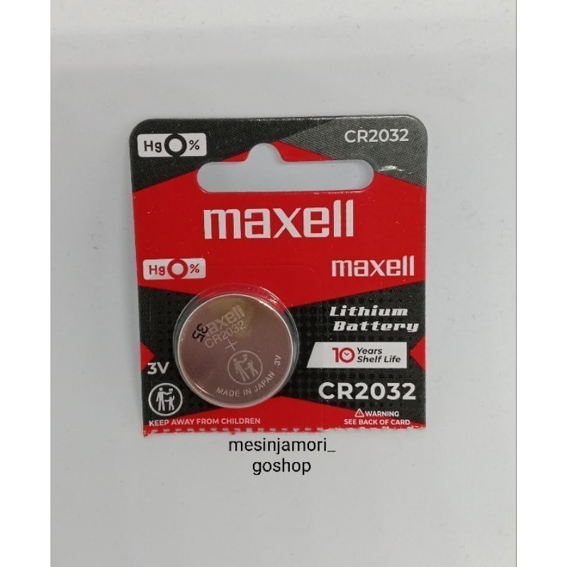 baterai CR2032 CR2025 CR2016 maxell CR2032 CR2025 CR2016 japan original