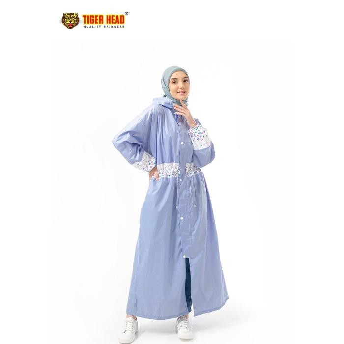 Tiger Head Jas Hujan Gamis Hana 70020 - LILAC