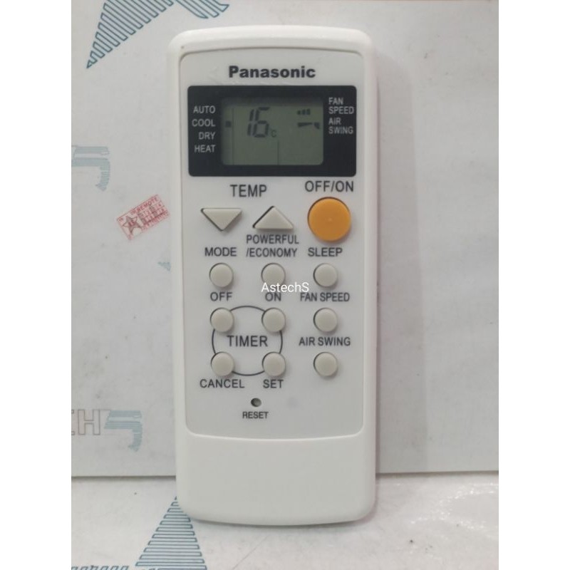 REMOT REMOTE AC PANASONIC NATIONAL ORIGINAL ASLI KW A75C2458 A75C2287 A75C1009  A75C2347