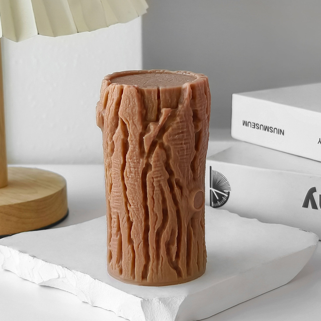 

Tree Stump Aroma Candle Silicone Mold DIY Props for Photograph Plaster Resin Mould Home Decoration Crafts Making