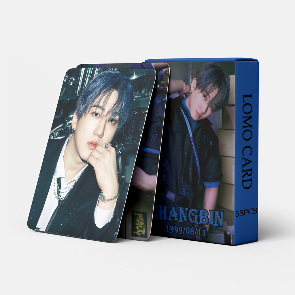 

55pcs/set Kpop Lomo Cards ATE Photocards Seo ChangBin Photo Print Card Fans Collection Cards