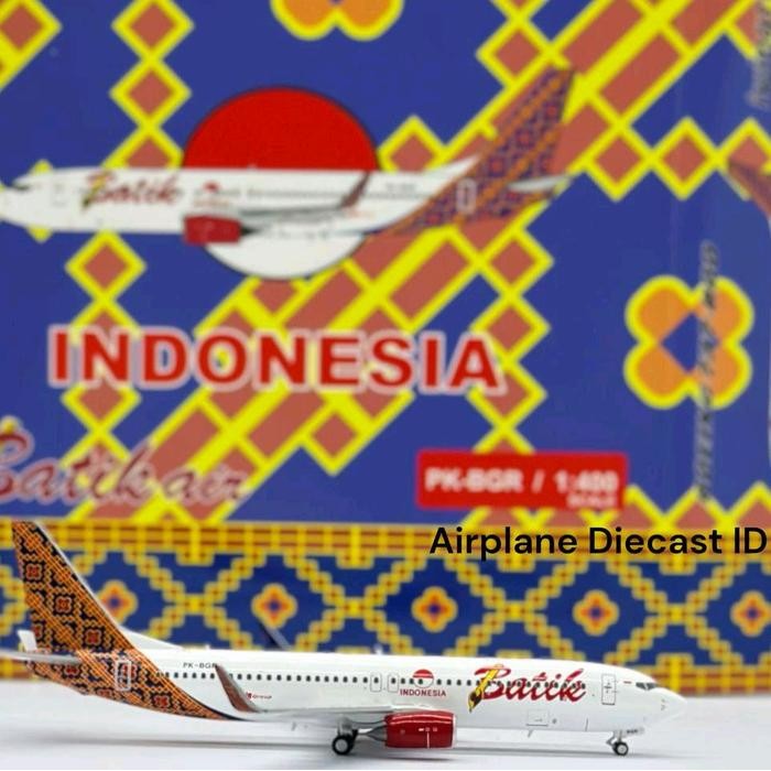 Batik Air Boeing B737-800 PK-BGR 1:400 Scale Limited Edition iWings Models SP99..