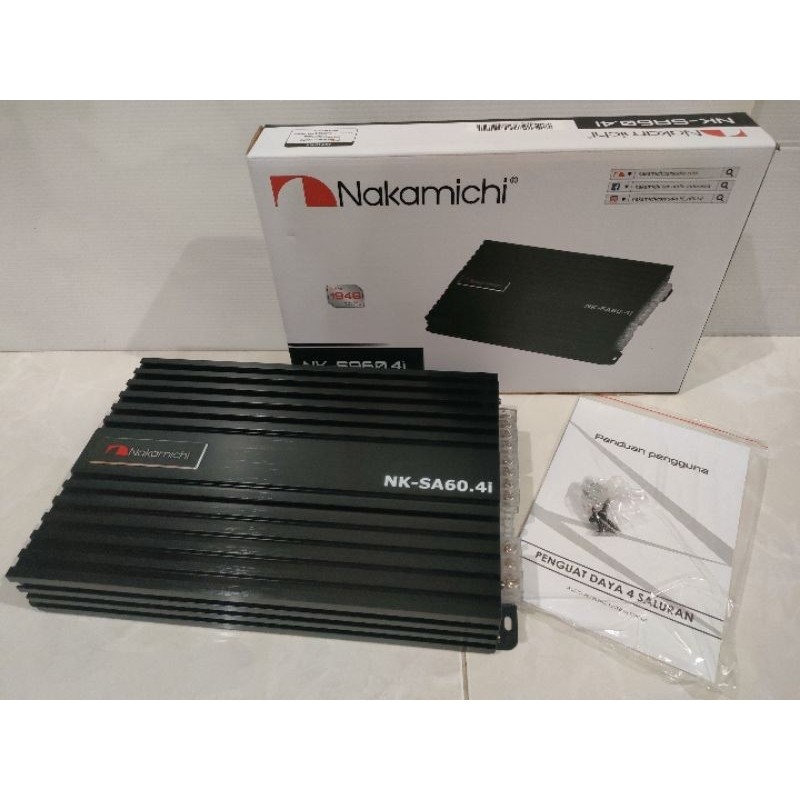 Power Amplifier Mobil 4 Channel Nakamichi NK-SA60.4i