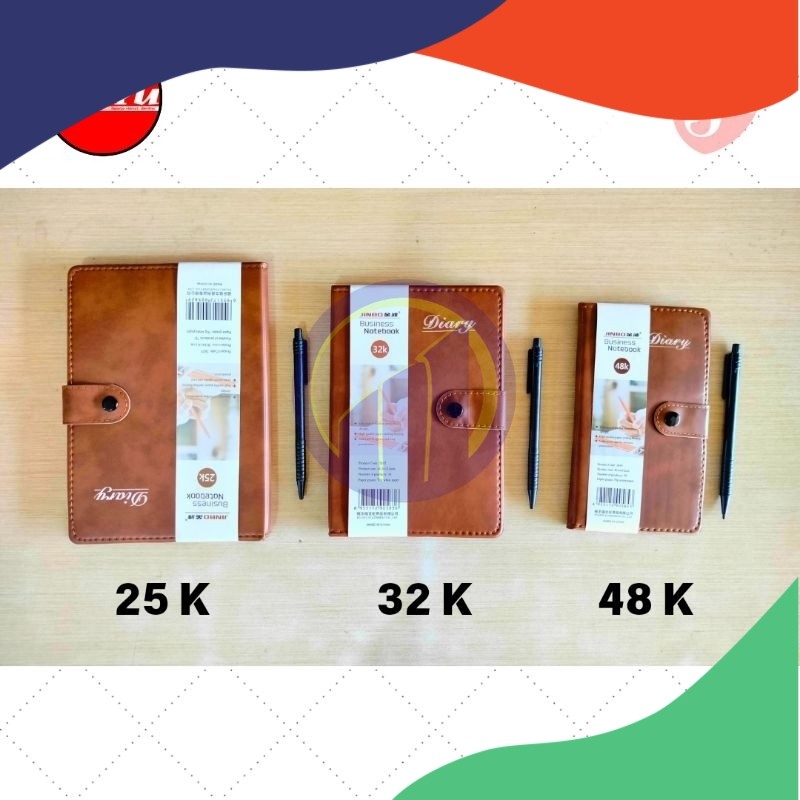 

(Pcs) Buku Agenda Kancing International Note Book + Pena (Min. order 4 Pcs)