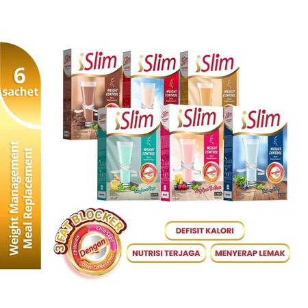 

iSlim Weight Control – Minuman Diet Sehat & Tinggi Nutrisi | Susu Diet Healtyslim 6pcs