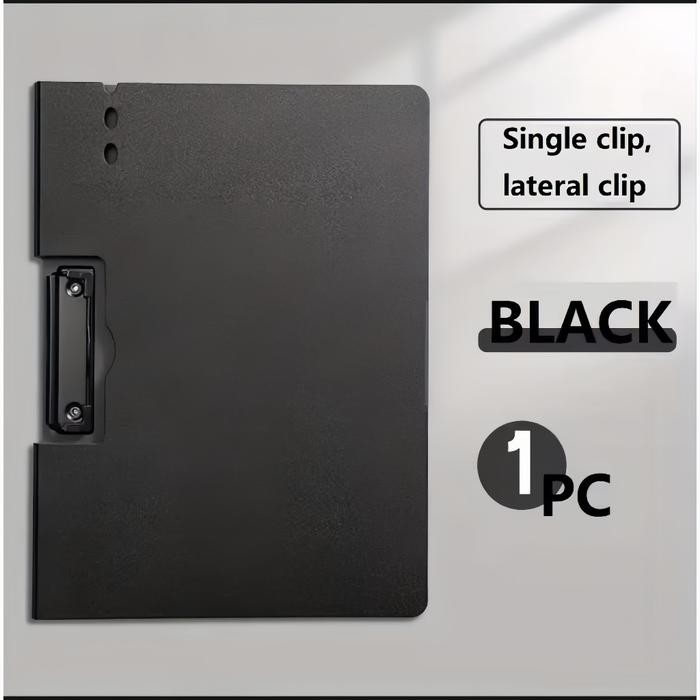 

Sale Map kertas A4 Clipboard with cover/ Map folder dokumen file - Hitam Tbk