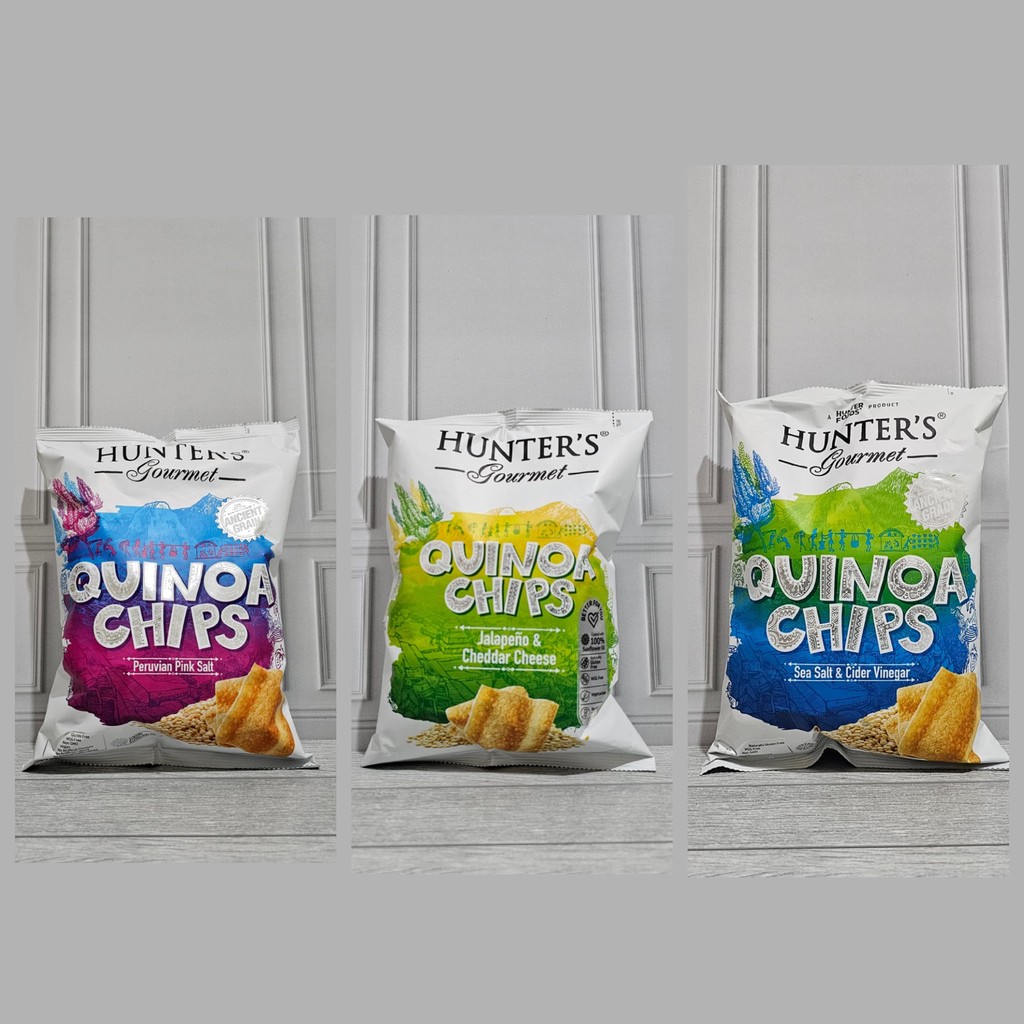 

Hunter's Quinoa Chips - Keripik Biji Quinoa dengan berbagai varian rasa