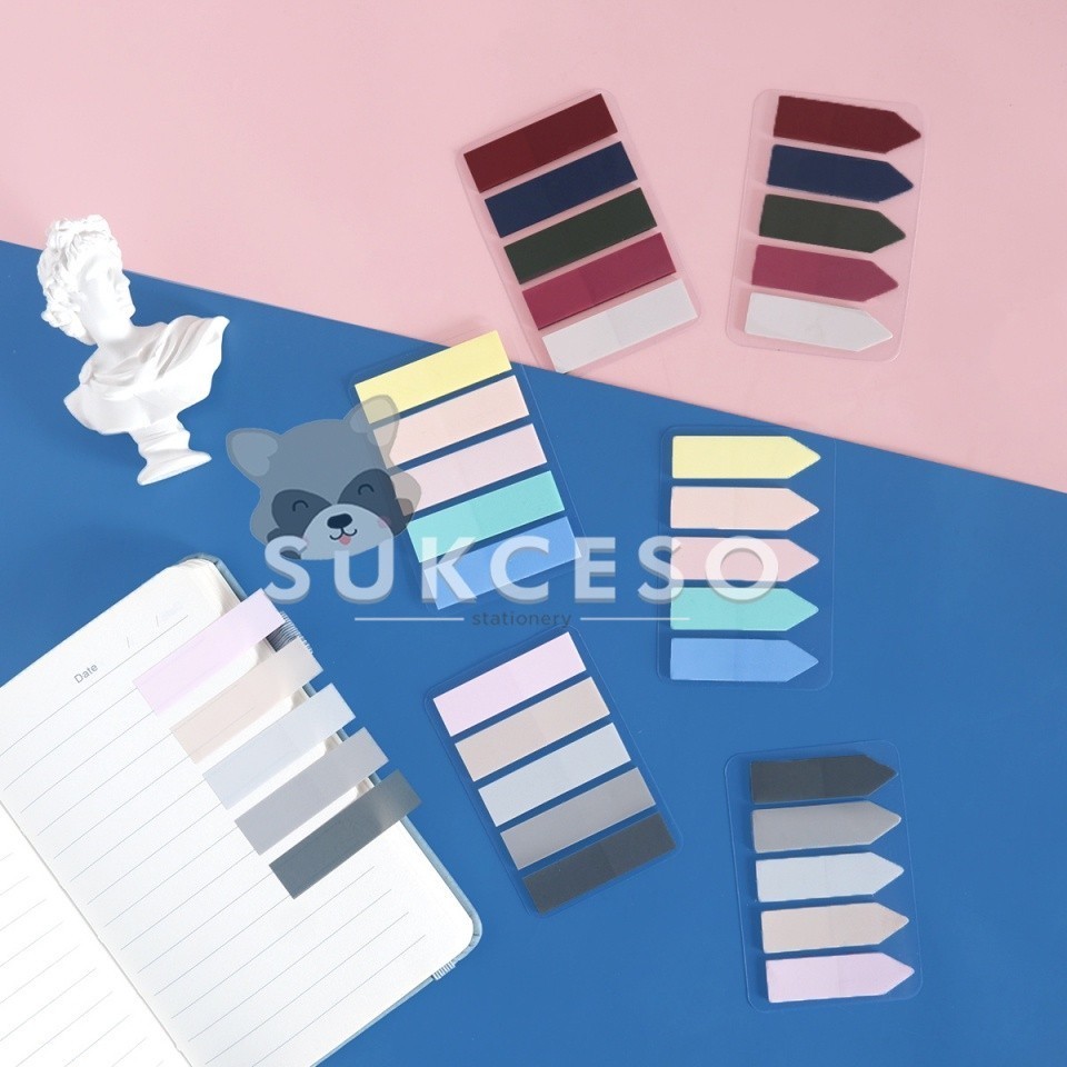 

Color Stick Index Page Markers / Pembatas Penanda Panah Index & Mark Lucu