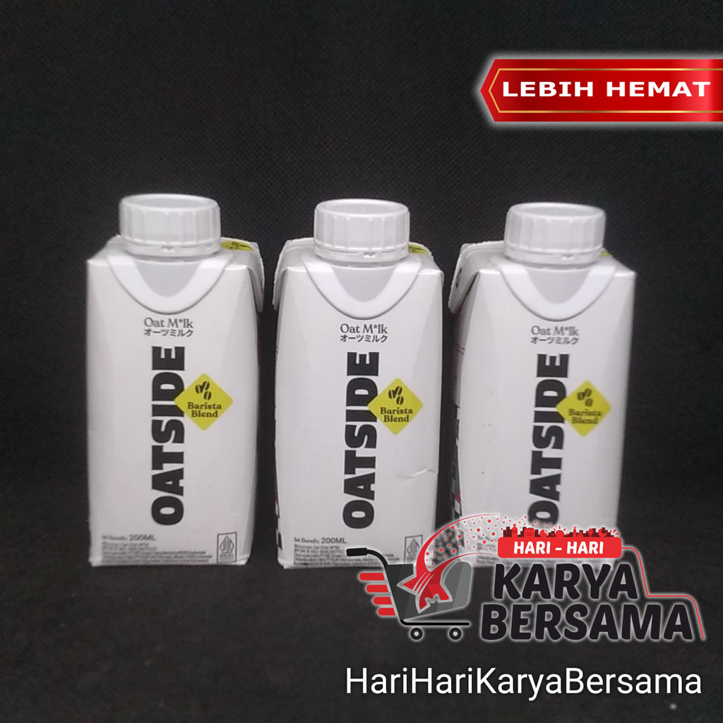 

MINUMAN SUSU UHT OATSIDE OAT MILK BARISTA BLEND PACK 3 PCS X 200ML