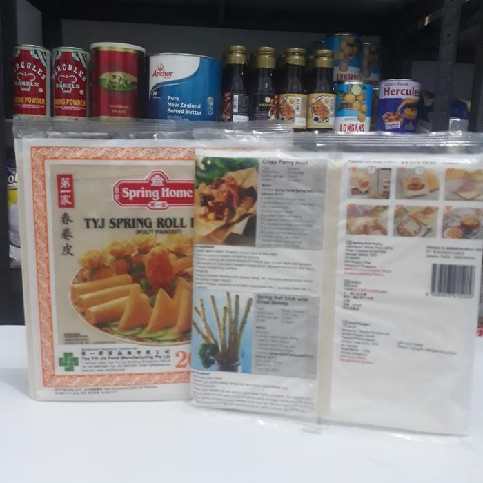 

Promo kulit lumpia spring home 15cmx15cm | tyj spring roll pastry