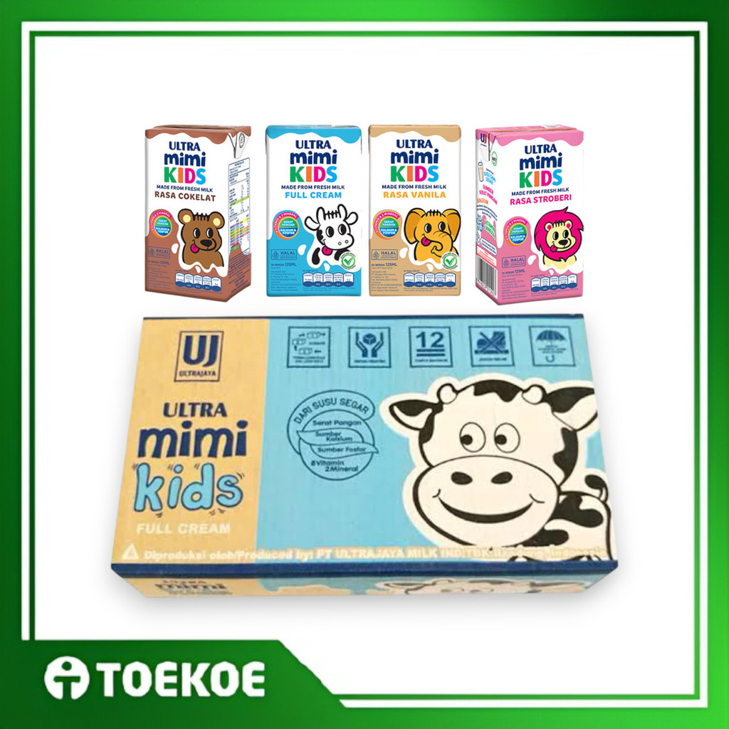 

TOEKOE [KHUSUS MIX RASA] Susu Ultra Mimi Kids UHT Anak 125ml
