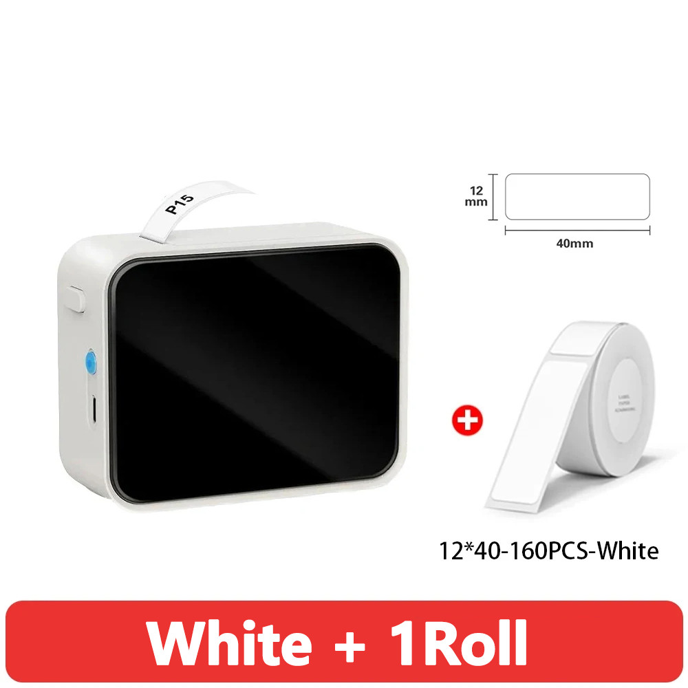 

Marklife P15 Portable Mini Printer Wireless Bluetooth Label Maker Similar As D11 D110 D101 Labeling Sticker Machine Home/Office