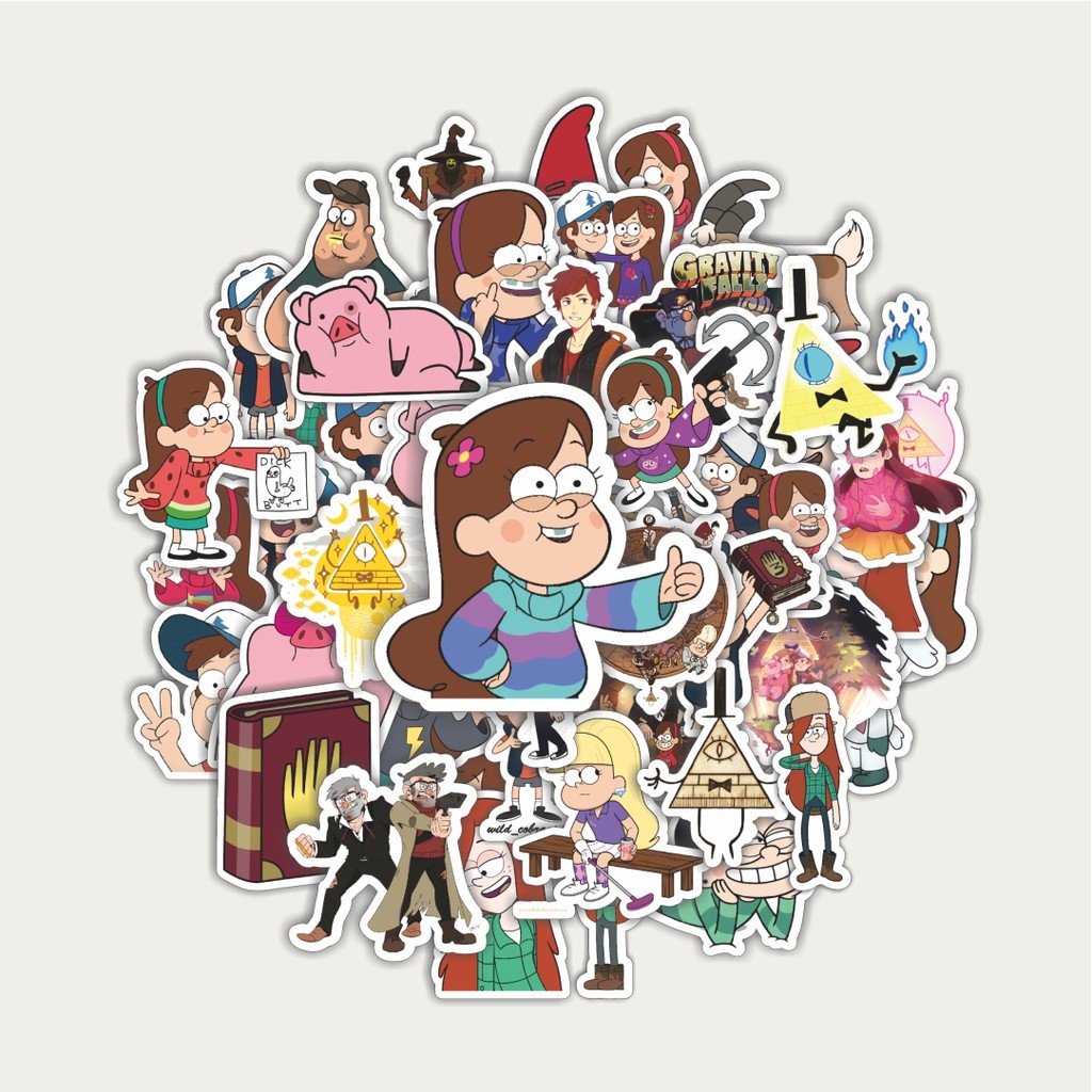 

Sticker Pack Stiker Kartun Series Gravity Falls Karakter Mix 6 | Sticker TUMBLR | Stiker LAPTOP KOPER HELM
